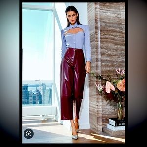 Fleur Du Mal Patent Vegan Leather Pant size 6